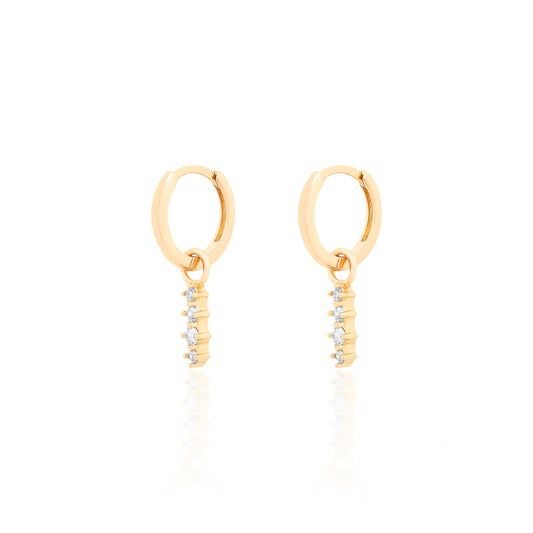 Celeste Arc Hoops