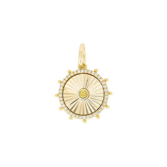 Pingente plissê redondo 1mm