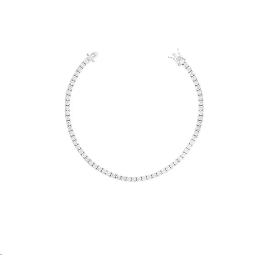 Pulseira Riviera Moissanite de 2mm