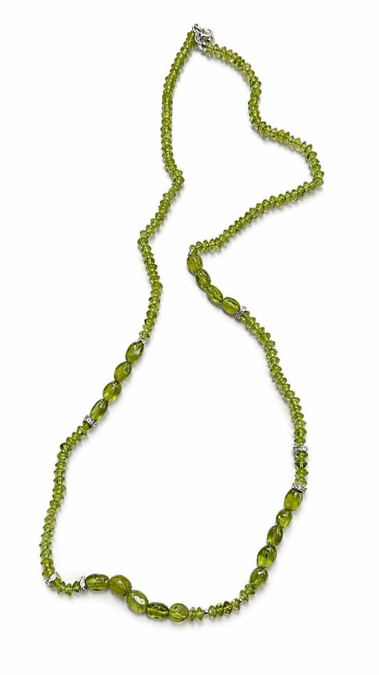 Colar pedras peridoto