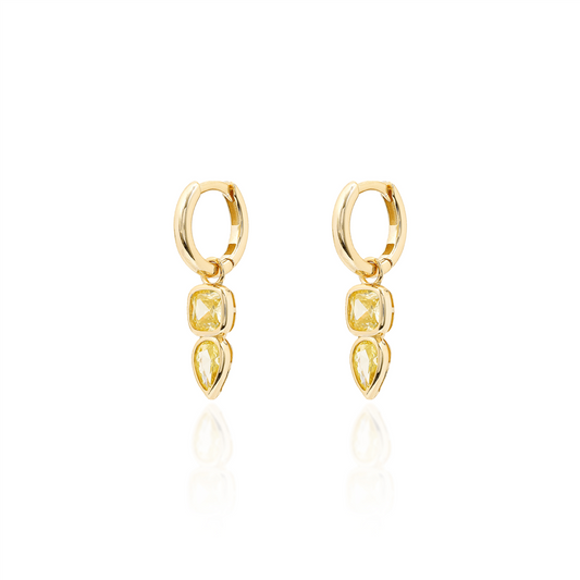Brinco pedras Yellow fancy