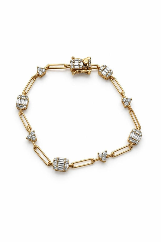 Pulseira com baguetes