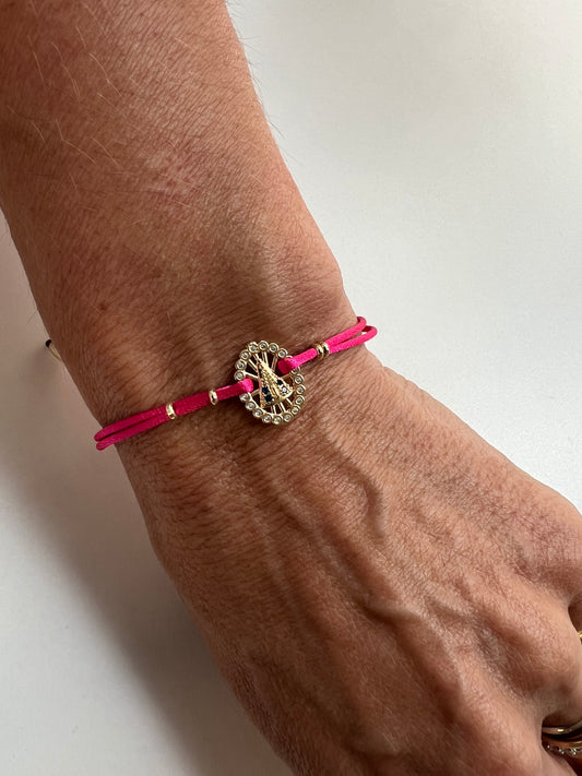 Pulseira Fio de seda Nossa Senhora Aparecida