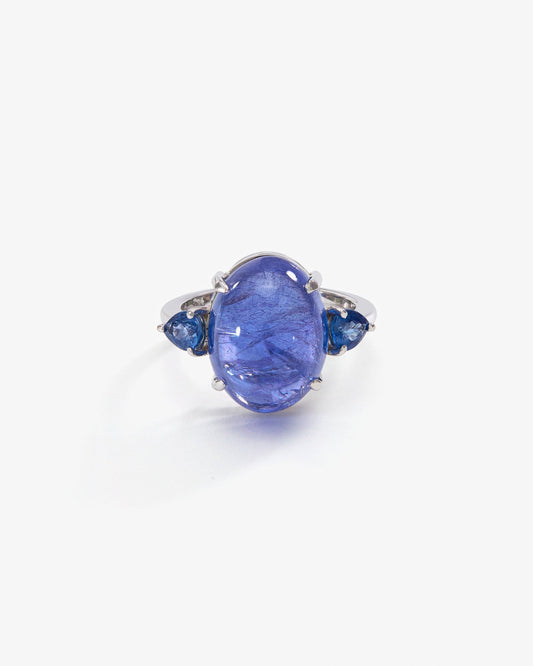 Anel Tanzanita ouro 18k - Helen Gordilho