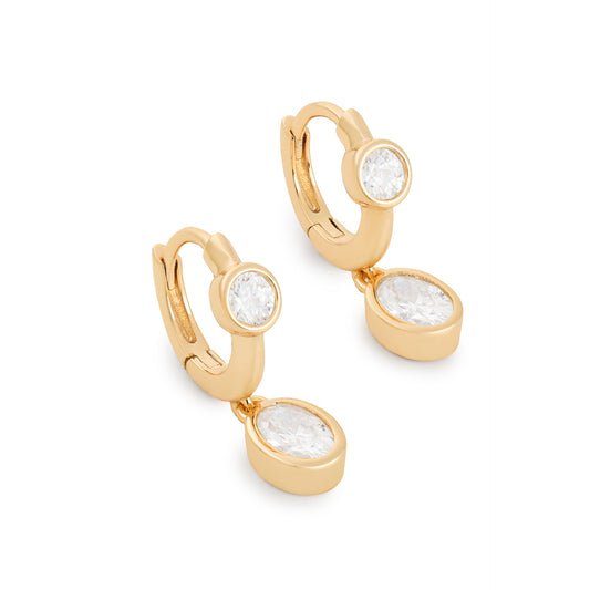Argola Penélope Moissanite