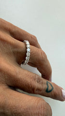 Anel aparador moissanite 3mm