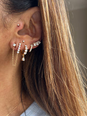 Brinco corrente 2 furos Esther