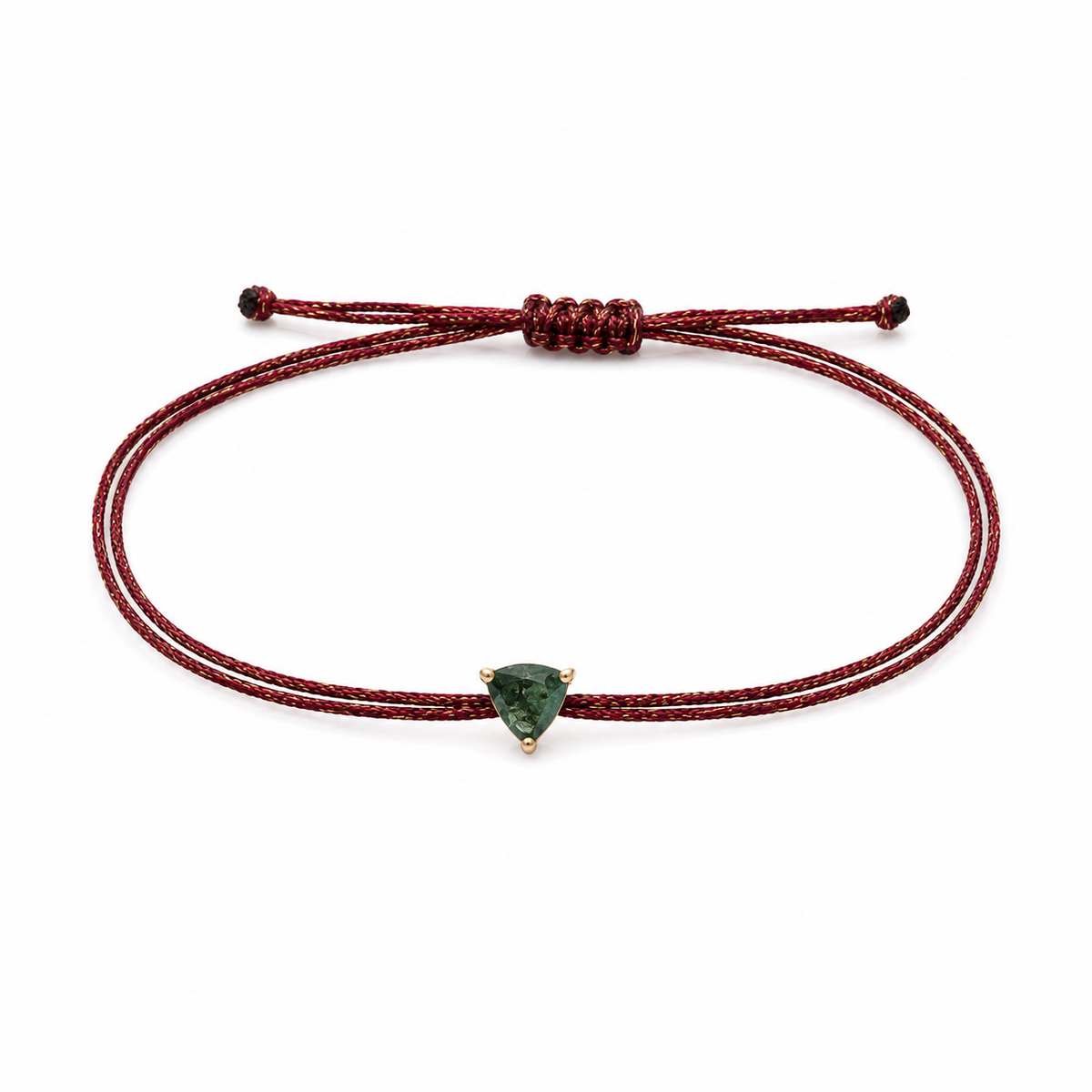 Pulseira esmeralda  6mm