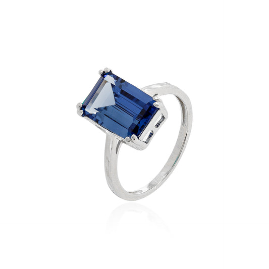 Anel Royal blue tanzanita LABGROWN