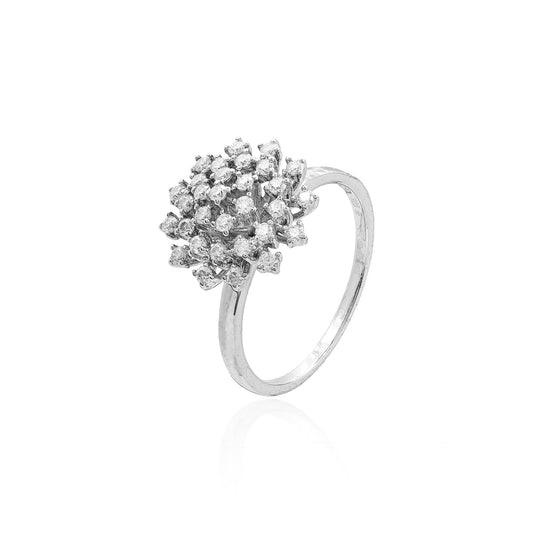 Anel chuveiro moissanite