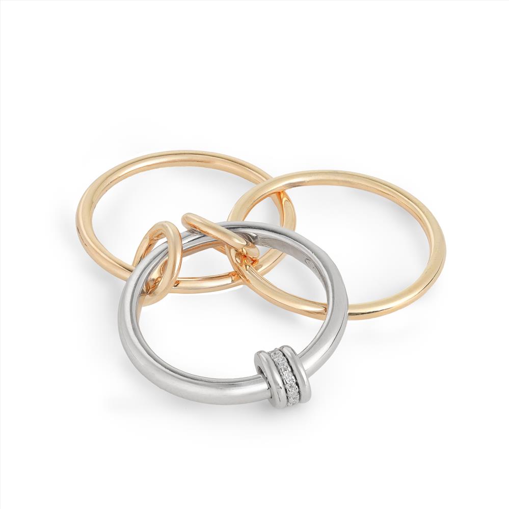 Anel Unity moissanite