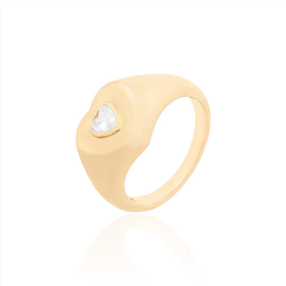 Anel pinky  heart