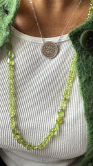 Colar pedras peridoto