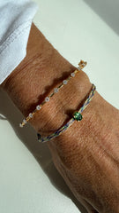 Bracelet pontos de luz Moissanite