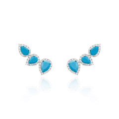 Brinco earcuff gotas