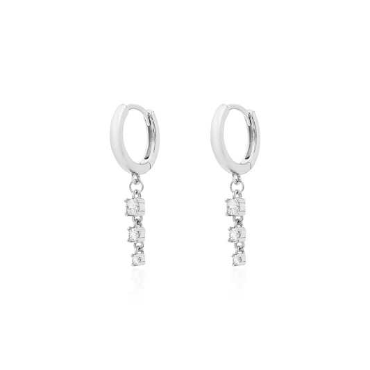 Argola Trio Dangle Hoops