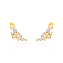 Brinco Earcuff Citrino