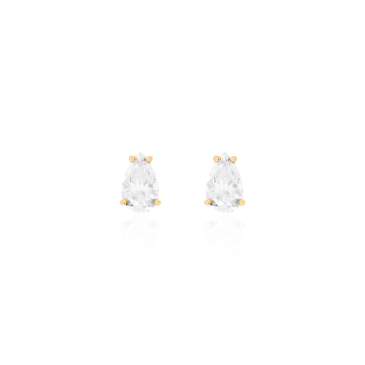 Brinco gota moissanite