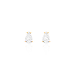 Brinco gota moissanite