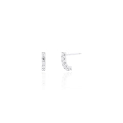 Brinco moissanite Virgula