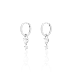 Argola Duo Sparkle Hoops