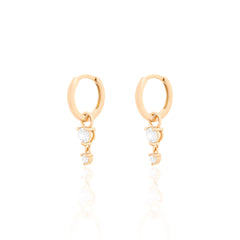 Argola Duo Sparkle Hoops