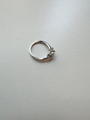 Aliança moissanite