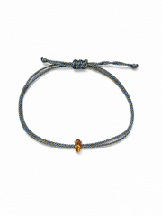 Pulseira fio de seda topazio imperial