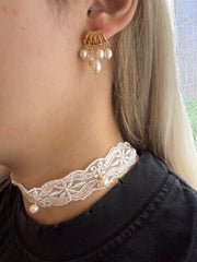 Choker Belle pérolas