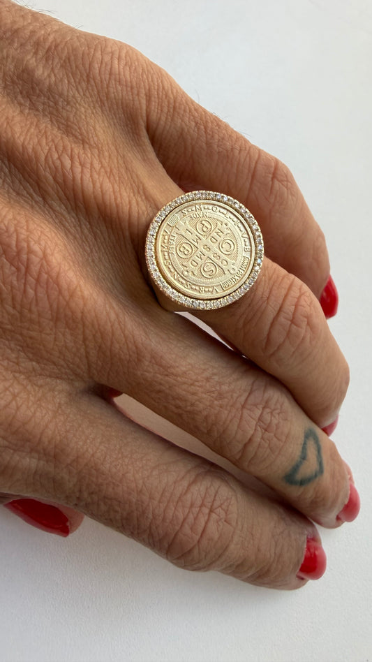 Anel Moissanite São Bento