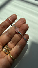 Pulseira fio de seda pitangas