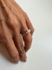 Aliança moissanite