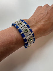 Pulseira Asha   com pedras naturais e moissanites