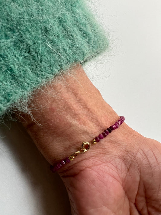 Pulseira stones Rubis