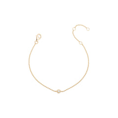 Pulseira bolinhas ponto Moissanite