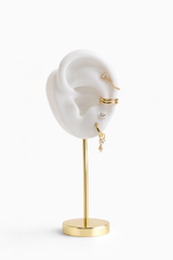 Piercing liso duas fileiras