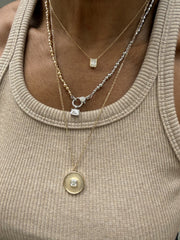 Colar bolinhas duas cores