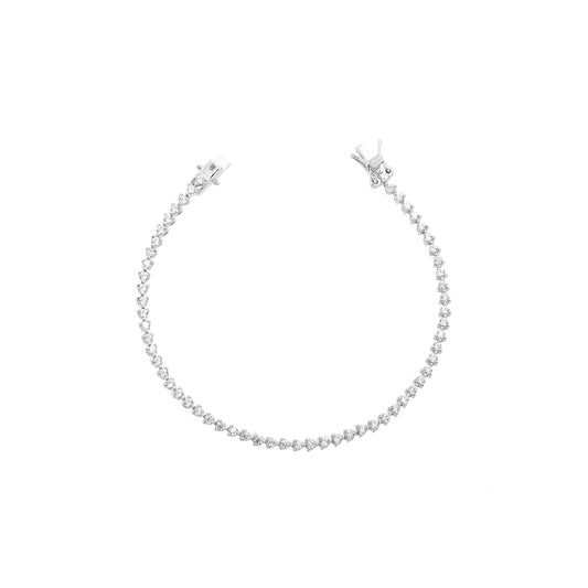 Pulseira Riviera redonda 3 garras