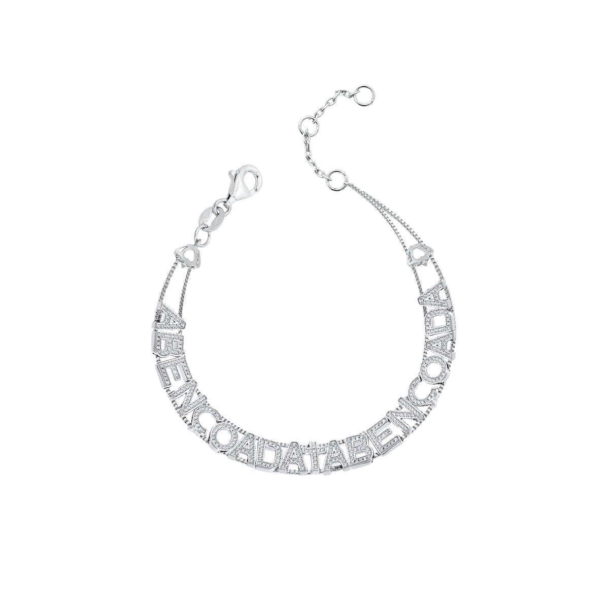 Pulseira ABENÇOADA cravada zircônias