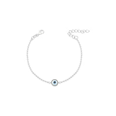 Pulseira bolinhas olho grego