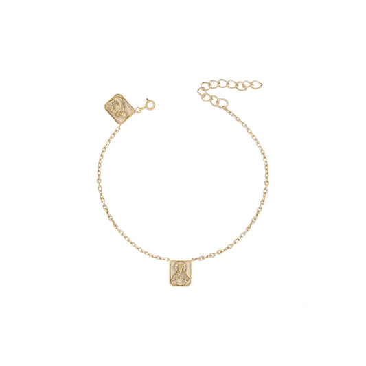 Pulseira Escapulário Sagrado coração de Jesus