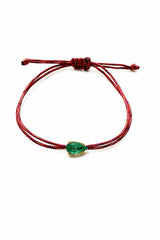 Pulseira esmeralda 5x9,3mm