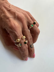 Anel torcido duas cores