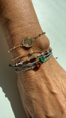 Pulseira fio faca cravação coroa