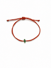 Pulseira esmeralda navete