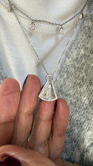 Medalha Nossa Senhora Aparecida Moissanite