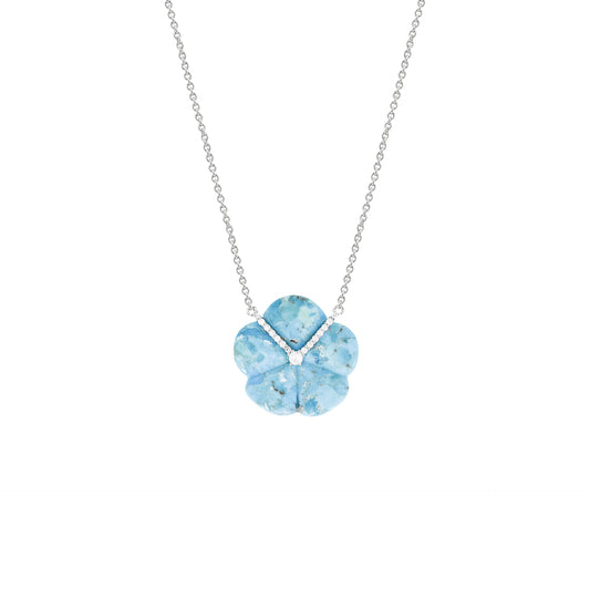 Colar flor turquesa Mojave