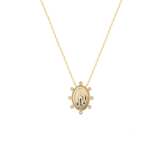 Colar Medalha Milagrosa 1mm