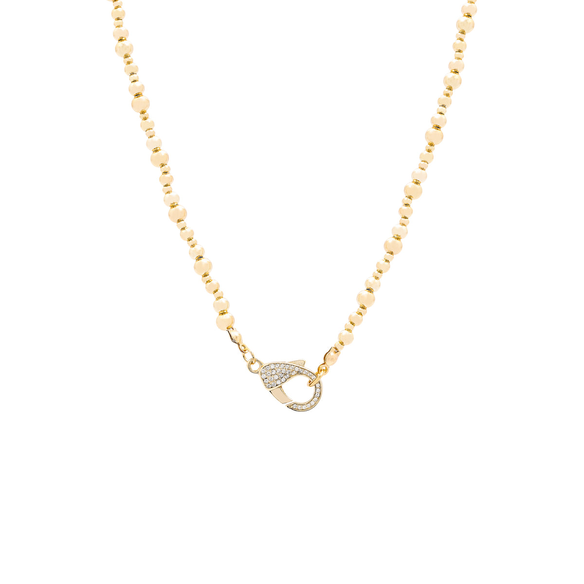 Colar bolinhas intercaladas