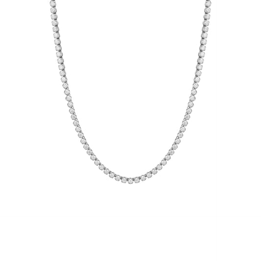 Colar riviera redonda 4 garras moissanite